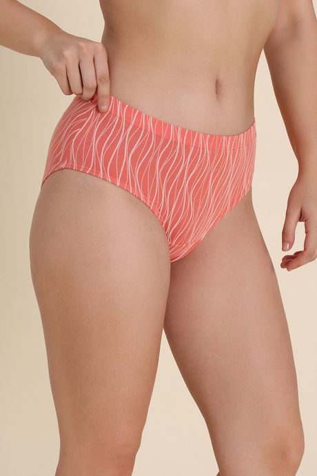 Zivame Medium Rise Full Coverage Hipster Panty (Pack of 3) - Multicolor — image 3